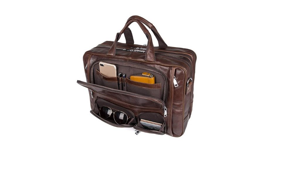 leather duffel bag