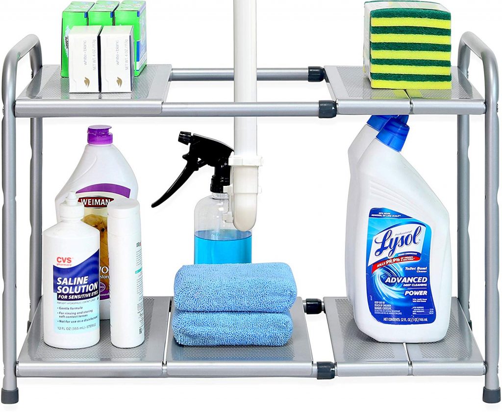 Under Sink Shelf Organizer Rack